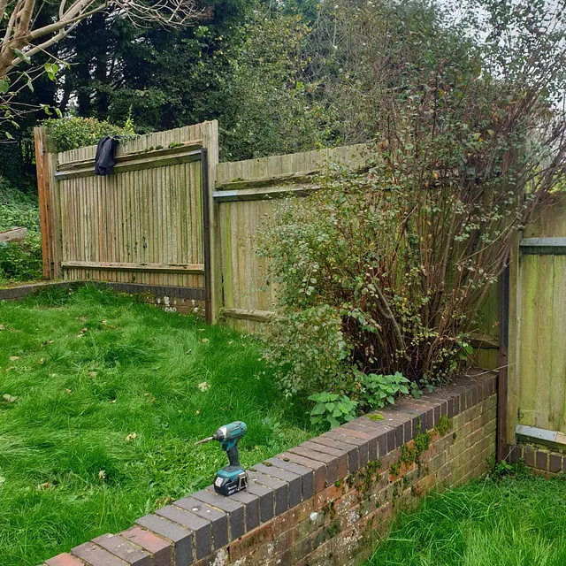 New fence