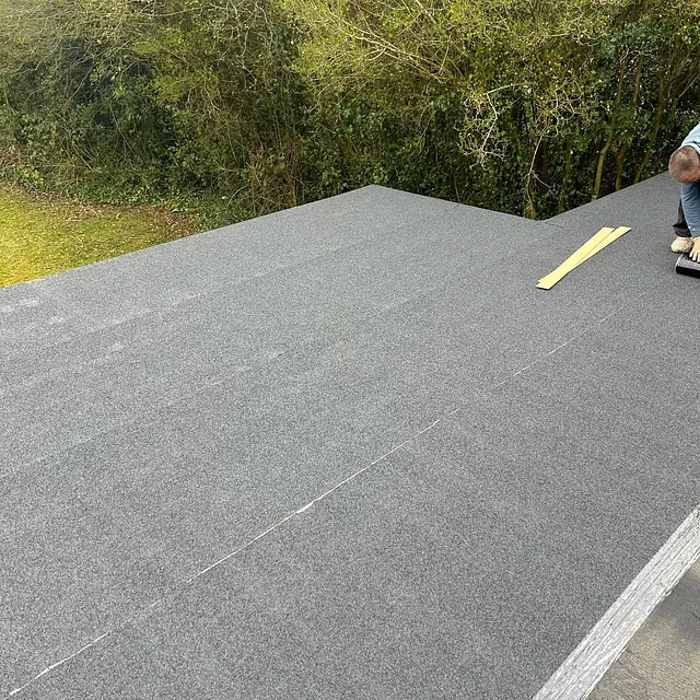 flat roof installation